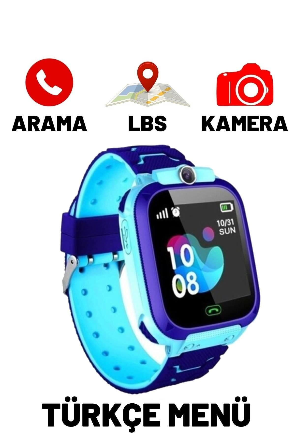 Smartberry Z3 Lbs Konumlu Akıllı Çocuk Takip Saati Sim Kartlı Arama, Kameralı, Gizli Dinleme Özellikli-Mavi