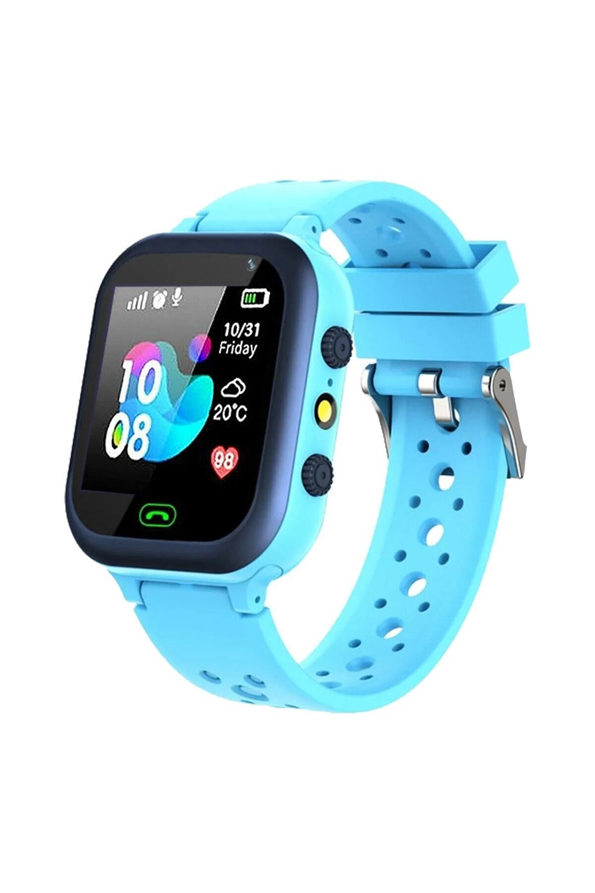 Smartberry Z5 Lbs Konumlu Akıllı Çocuk Takip Saati Sim Kartlı Arama, Kameralı, Gizli Dinleme Özellikli - Mavi