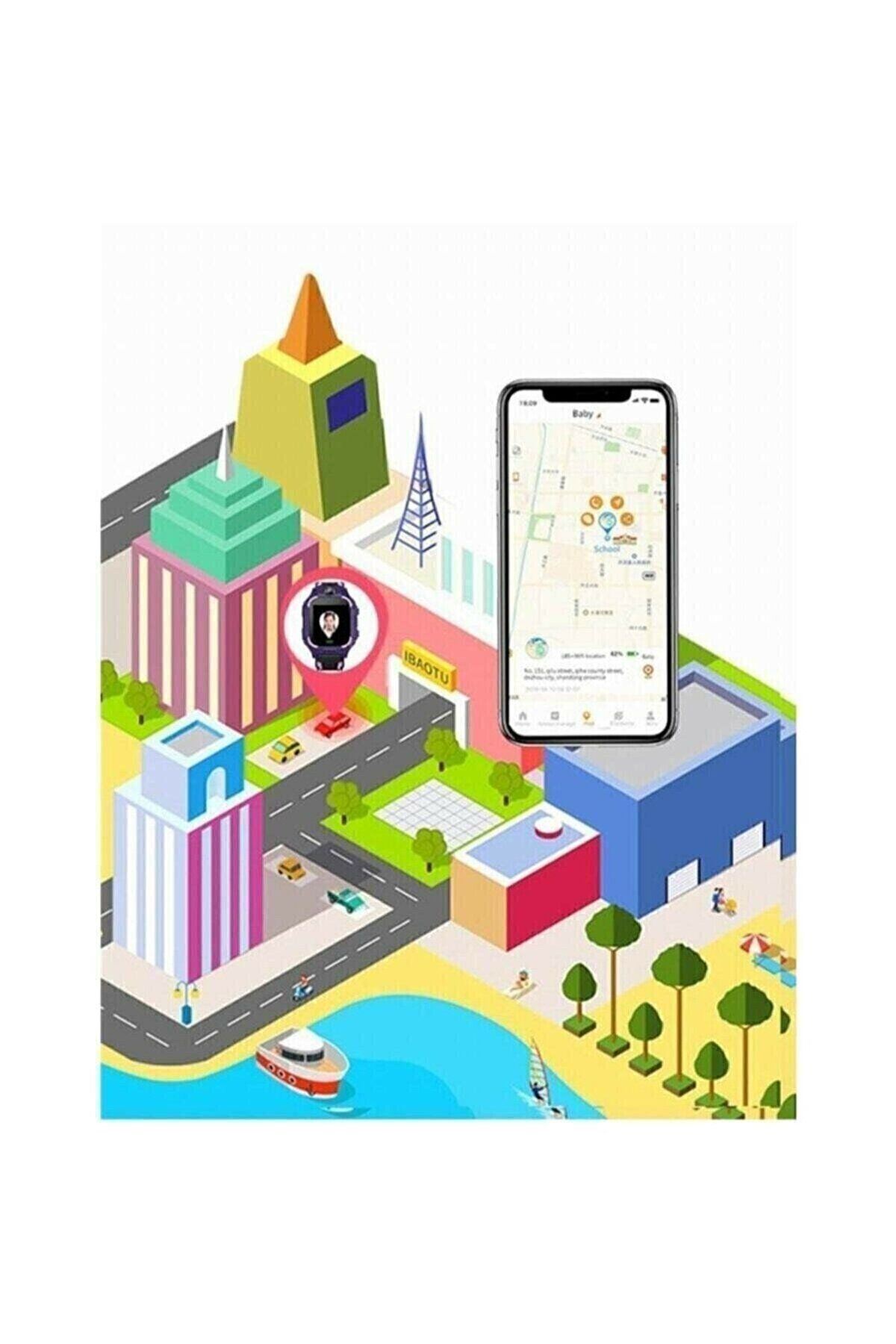 Smartberry Z2 Lbs Konumlu Akıllı Çocuk Takip Saati Sim Kartlı Arama, Kameralı, Gizli Dinleme Özellikli -siyah