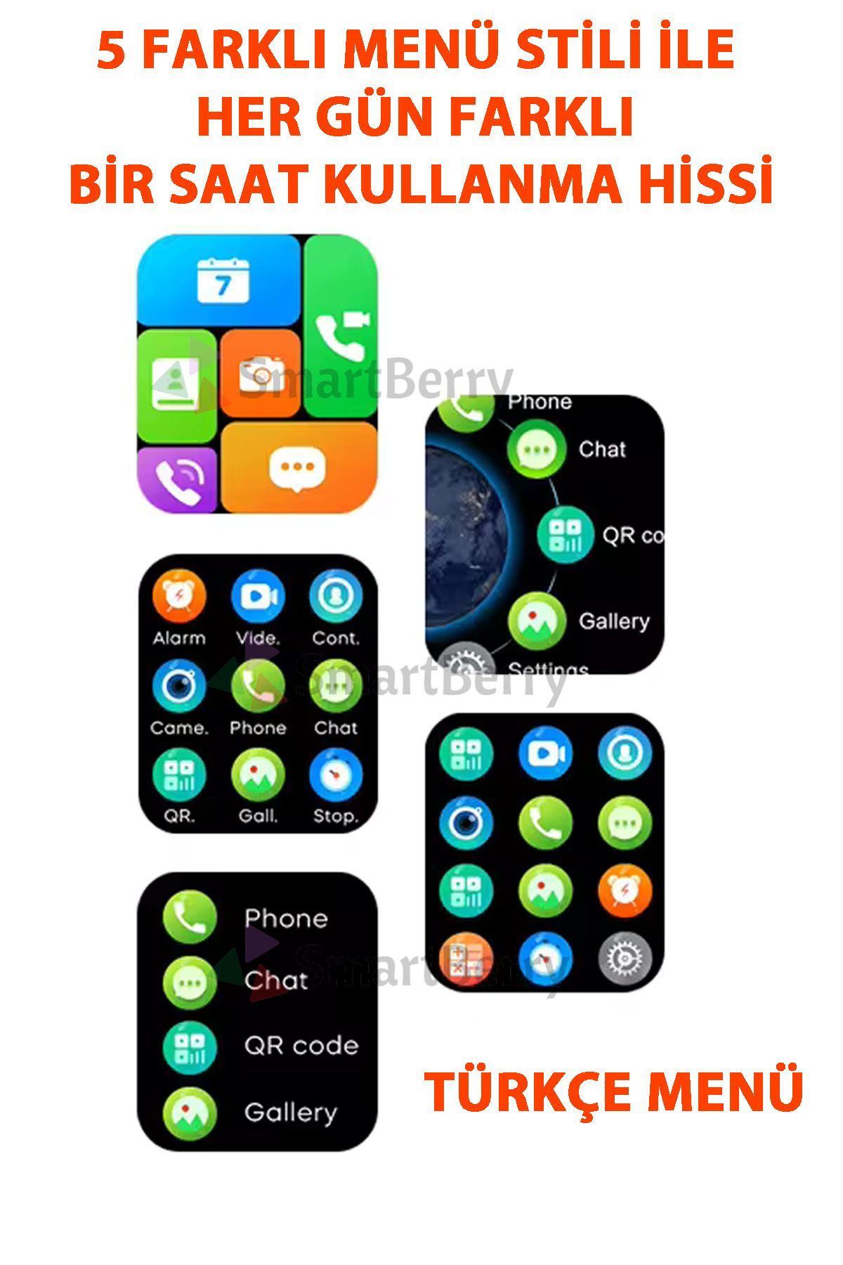 Smartberry Z53 Görüntülü Görüşme Gps Wıfı Net Konum Gizli Dinleme Akıllı Çocuk Takip Saati Sim Kartlı- Lacivert