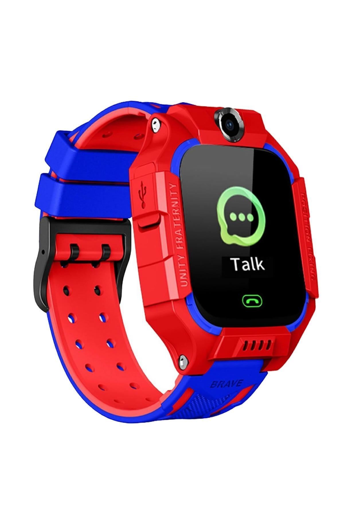 Smartberry Z2 Lbs Konumlu Akıllı Çocuk Takip Saati Sim Kartlı Arama, Kameralı, Gizli Dinleme Özellikli- Kırmızı