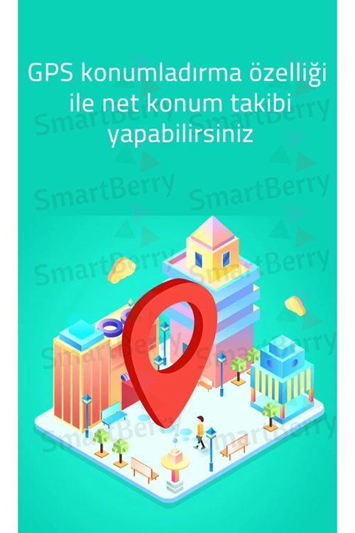 Smartberry Z40 Görüntülü Görüşme Yüz Tanıma Gps Wıfı Konum Akıllı Çocuk Takip Saati Sim Kartlı - Pembe Mor