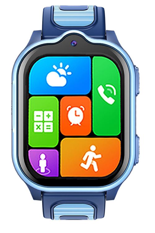 Z32 Görüntülü Görüşme Gps Wıfı Net Konum Gizli Dinleme Akıllı Çocuk Takip Saati Sim Kartlı - Mavi