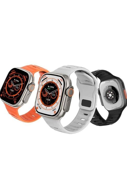 Watch 8 Ultra Smart Watch 49 Mm 2.0 Inç Tam Ekran Akıllı Saat Nfc Kablosuz Şarj Yeni Nesil - Siyah