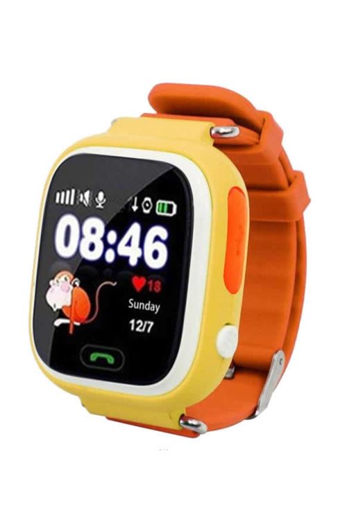 Akıllı Çocuk Saati Konum Takipli Sim Kart Girişli Gps Ve Sos Özellikli -net Konum-sarı